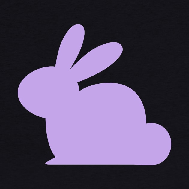 Pastel purple solid rabbit by Kristalclick 